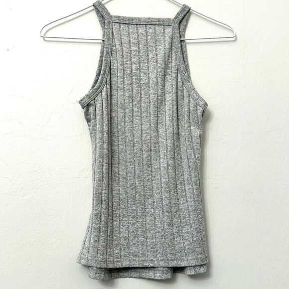 Shein Halter Ribbed Sleeveless Pullover Gray Tank Top Small - Picture 3 of 3